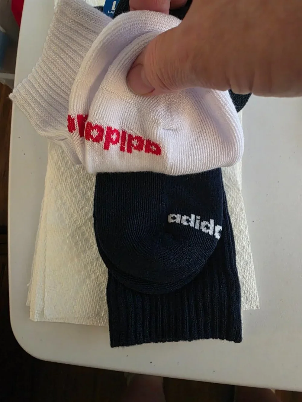 Adidas Men's Relaxed Fit‎ Crew Socks SZ L 3 PK